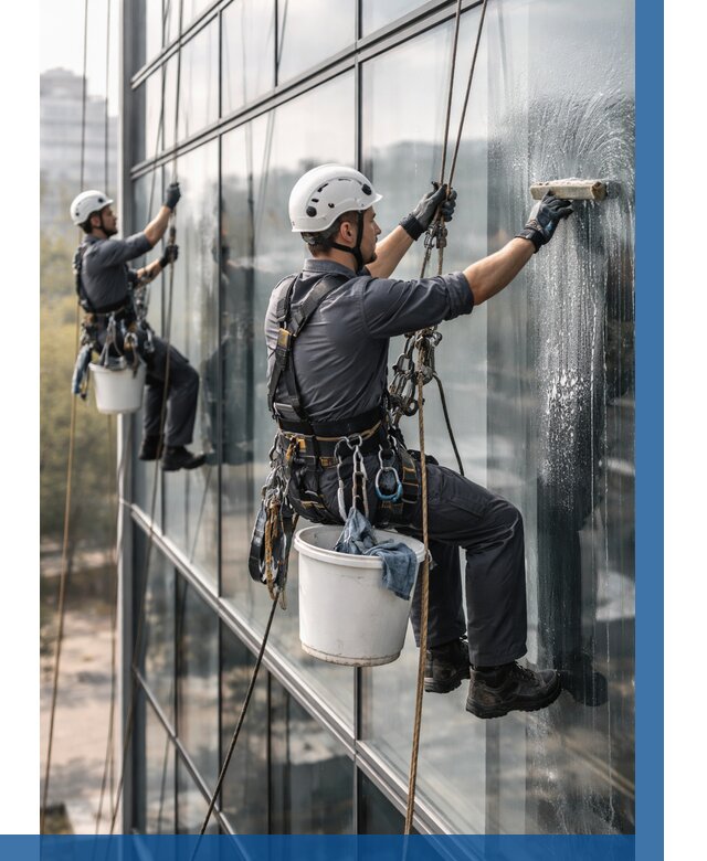 Мойка сплошного остекления в Верхней Пышме, заказать от 308 р.| ВЫСОТНИК-Врх