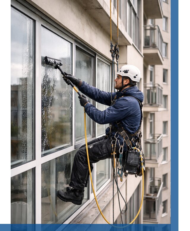 Мойка балконного остекления в Верхней Пышме от 3591 р. | ВЫСОТНИК-Врх