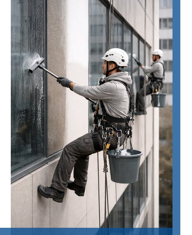 Мойка фасадов зданий в Верхней Пышме под ключ от 359 р. | ВЫСОТНИК-Врх