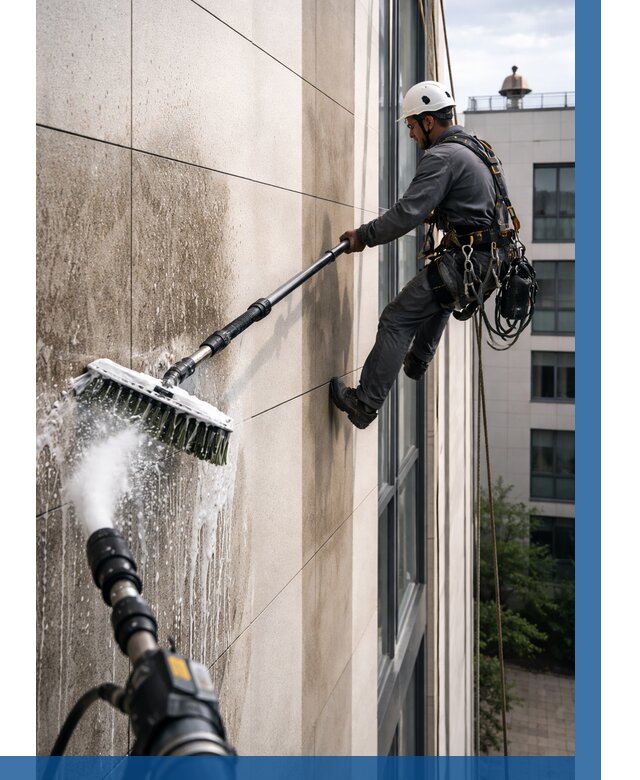 Мойка фасада из керамогранита в Верхней Пышме от 308 р. | ВЫСОТНИК-Врх