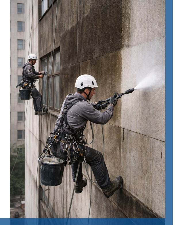 Очистка фасада от копоти в Верхней Пышме от 257 р. | ВЫСОТНИК-Врх