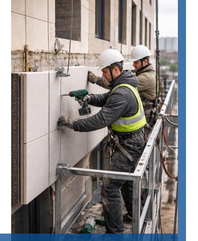 Монтаж фасадных термопанелей в Верхней Пышме от 1539 р. | ВЫСОТНИК-Врх