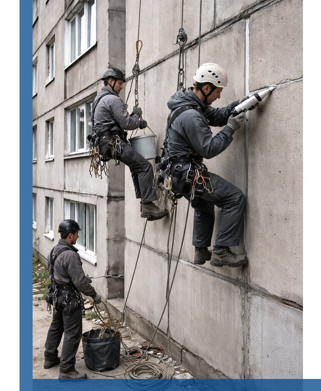 Герметизация межпанельных швов в Верхней Пышме с гарантией герметичности