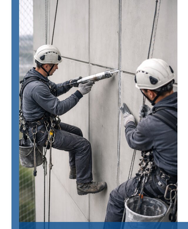 Первичная герметизация швов фасадов и кровель в Верхней Пышме