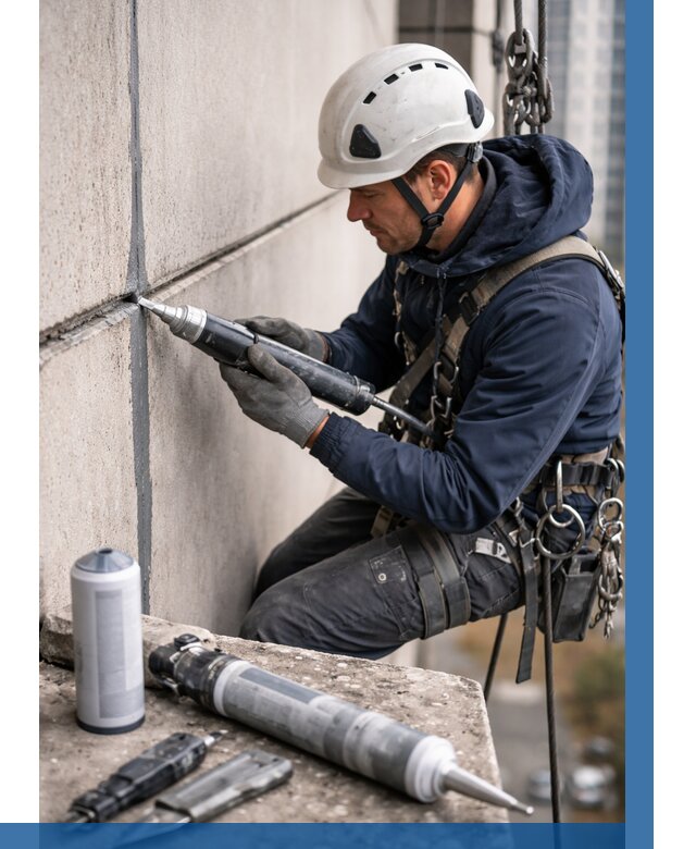 Вторичная герметизация швов в Верхней Пышме от 462 р. | ВЫСОТНИК-Врх