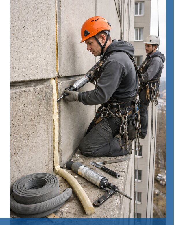 Теплый шов межпанельные швы в Верхней Пышме от 718 р. | ВЫСОТНИК-Врх