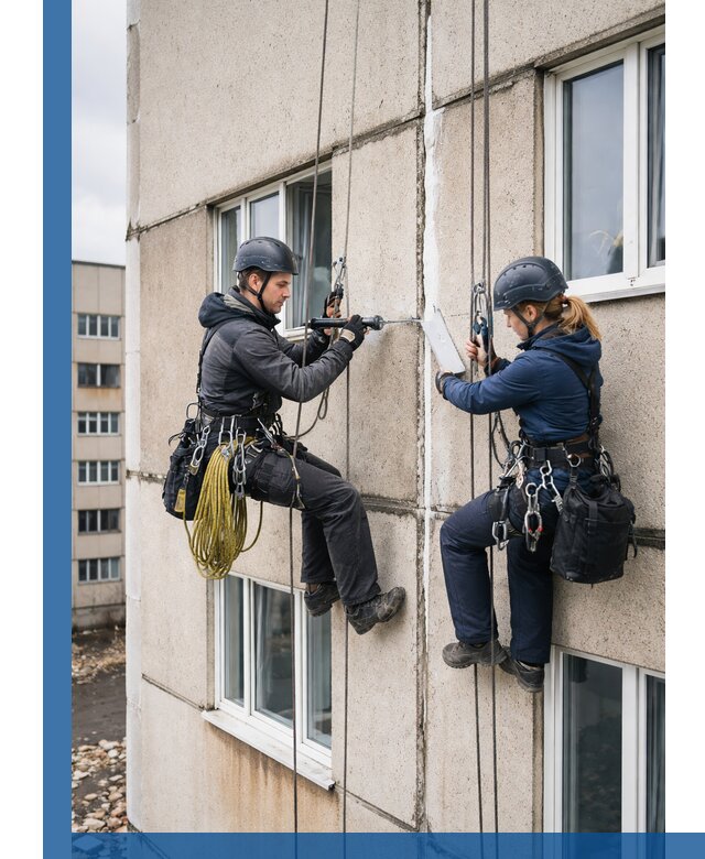 Герметизация межпанельных швов тёплым швом в Верхней Пышме