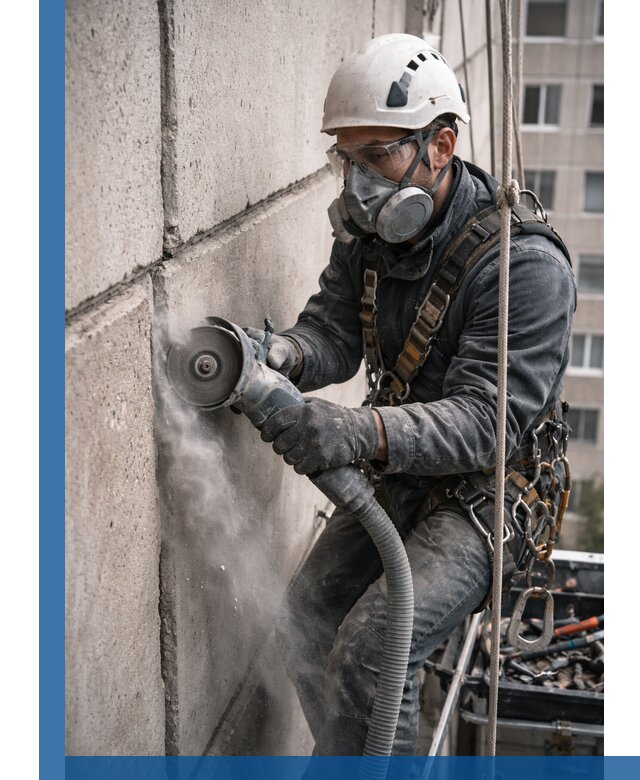 Штробление межпанельных швов в Верхней Пышме качественно и быстро