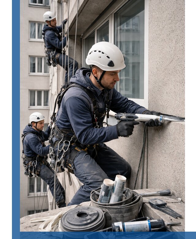 Герметизация швов лоджии в Верхней Пышме профессионально и надежно