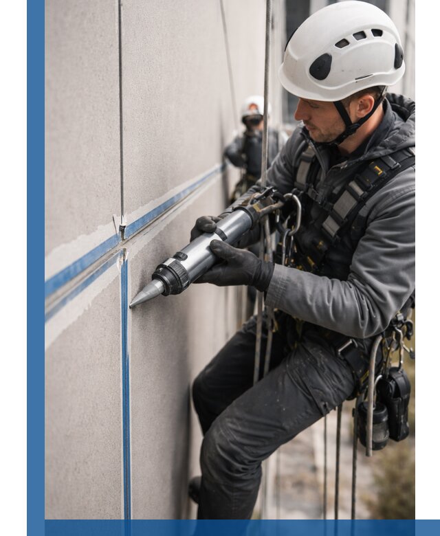 Герметизация стыков фасадных панелей в Верхней Пышме качественно и быстро