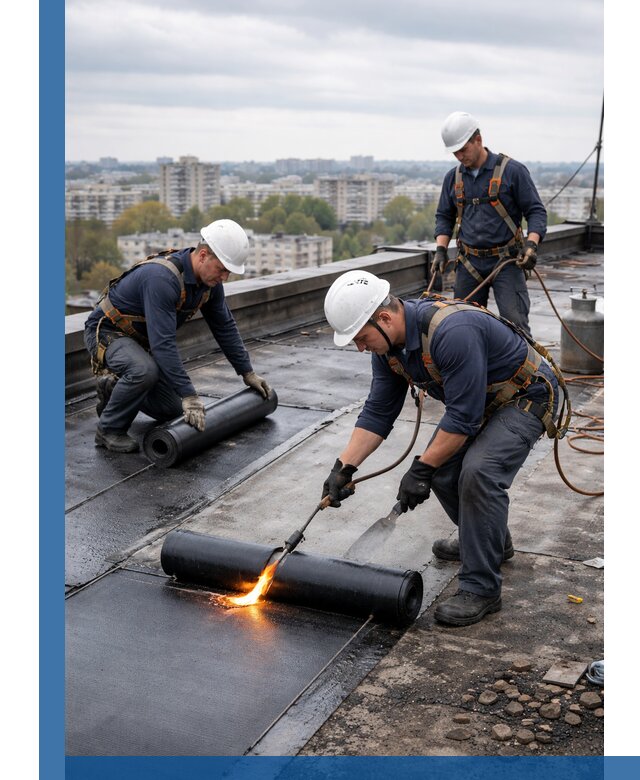 Ремонт наплавляемой кровли в Верхней Пышме качественно и надежно