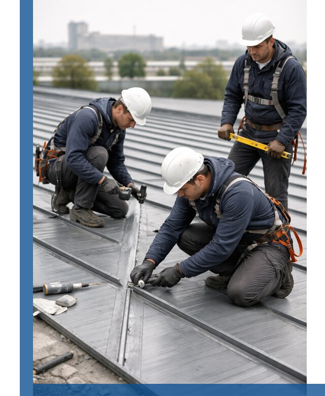 Ремонт фальцевой кровли в Верхней Пышме срочно и качественно