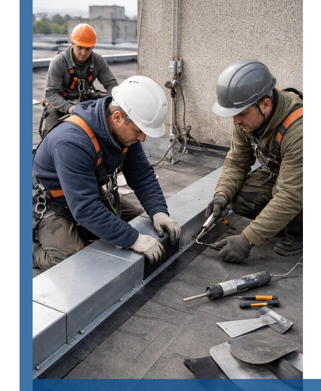 Ремонт кровельных примыканий в Верхней Пышме профессионально