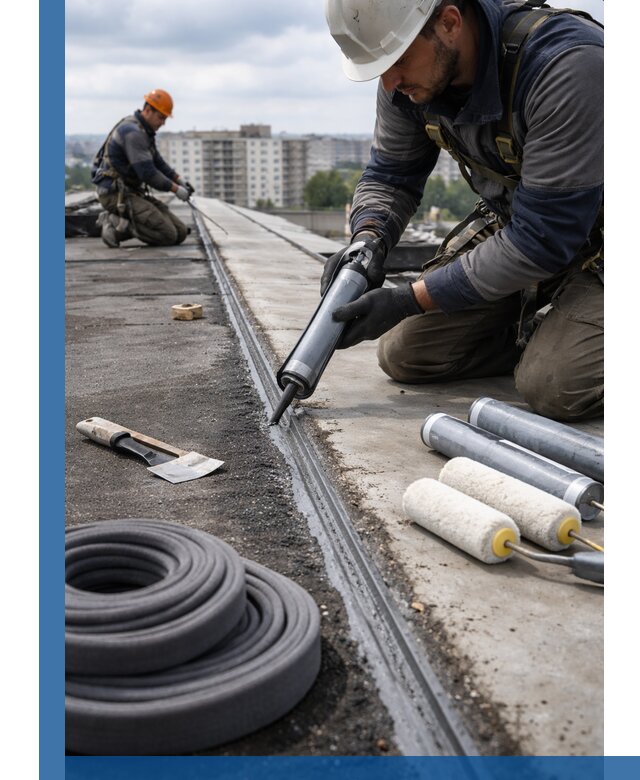 Герметизация швов кровли в Верхней Пышме с гарантией герметичности