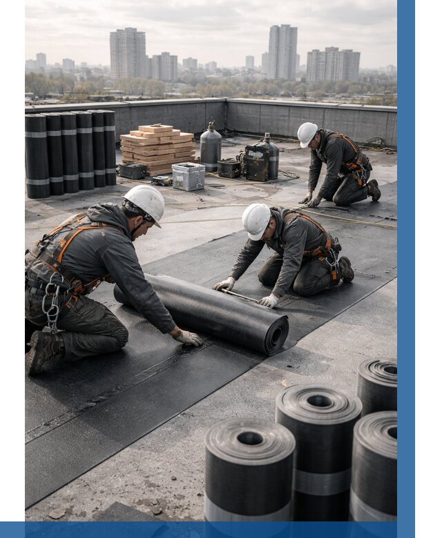 Монтаж мягкой кровли под ключ в Верхней Пышме от 462 р. | ВЫСОТНИК-Врх