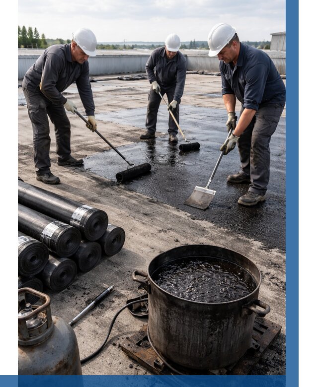 Гидроизоляция кровли мастикой в Верхней Пышме от 616 р. | ВЫСОТНИК-Врх