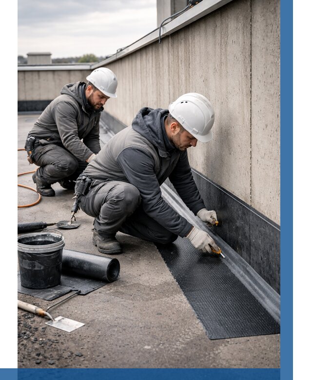 Гидроизоляция примыканий на кровле в Верхней Пышме от 923 р. | ВЫСОТНИК-Врх