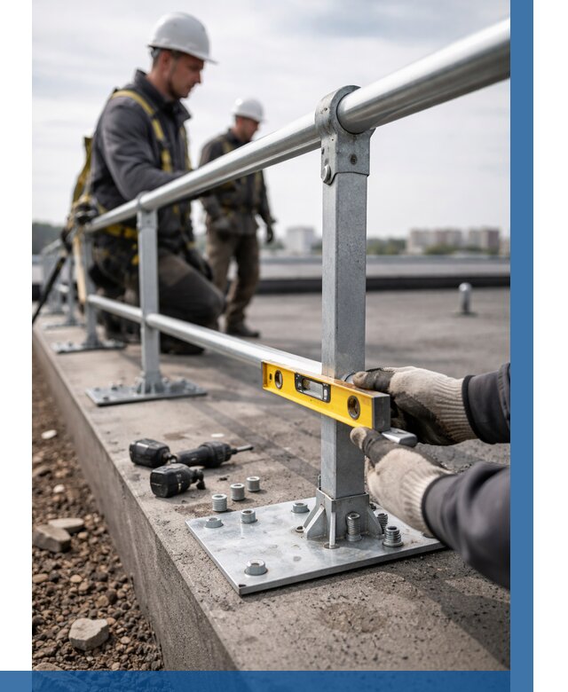 Монтаж кровельного ограждения в Верхней Пышме от 1231 р. | ВЫСОТНИК-Врх