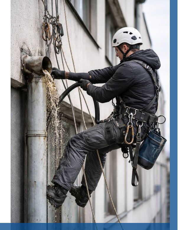 Прочистка водосточных труб в Верхней Пышме от 3591 р. | ВЫСОТНИК-Врх