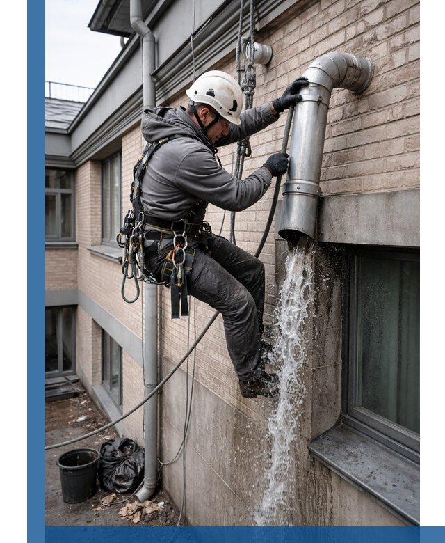 Профессиональная прочистка водосточных труб в Верхней Пышме с гарантией