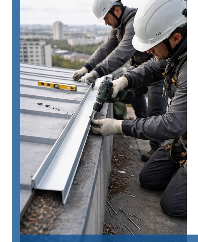 Монтаж капельника на кровле в Верхней Пышме с гарантией качества