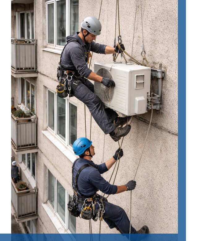 Перенос внешнего блока кондиционера в Верхней Пышме от 9234 р.| ВЫСОТНИК-Врх