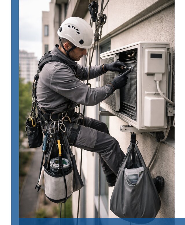 Обслуживание внешнего блока кондиционера в Верхней Пышме профессионально