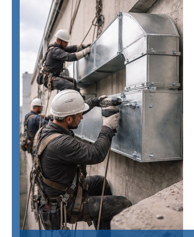 Профессиональный монтаж вентиляционных коробов в Верхней Пышме под ключ