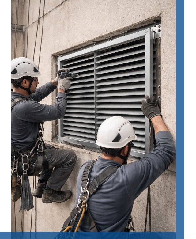 Монтаж вентиляционных решеток в Верхней Пышме от 4617 р. | ВЫСОТНИК-Врх