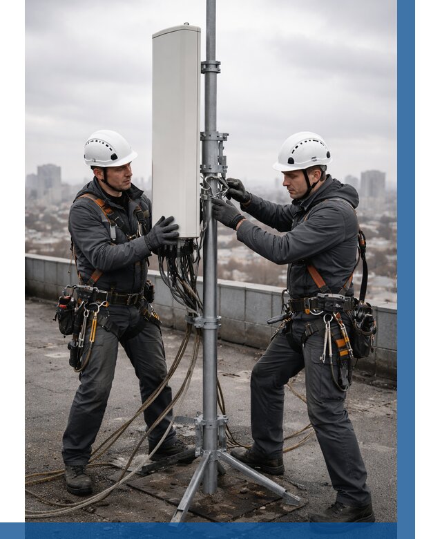 Монтаж антенн связи на крыше в Верхней Пышме от 8721 р. | ВЫСОТНИК-Врх