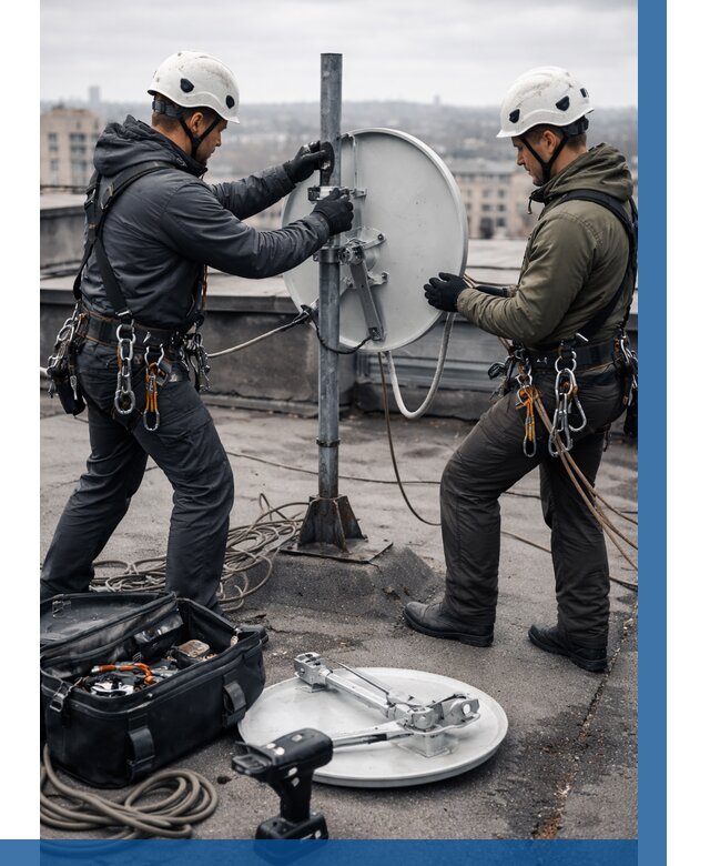 Демонтаж антенн на крыше в Верхней Пышме от 4617 р. | ВЫСОТНИК-Врх