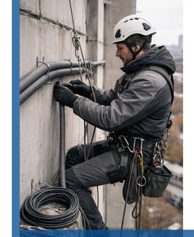 Профессиональный монтаж гофры для кабеля в Верхней Пышме с гарантией