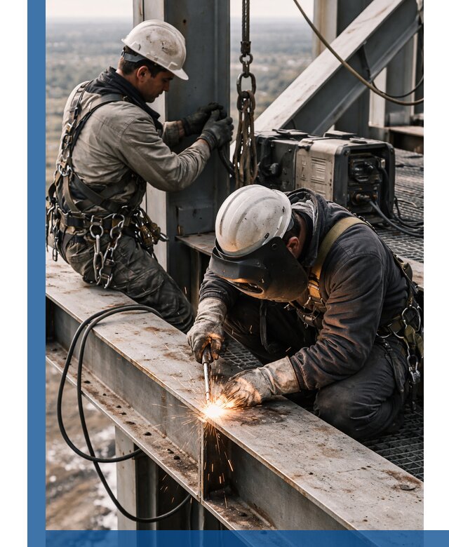 Высотные сварочные работы в Верхней Пышме для промышленных объектов