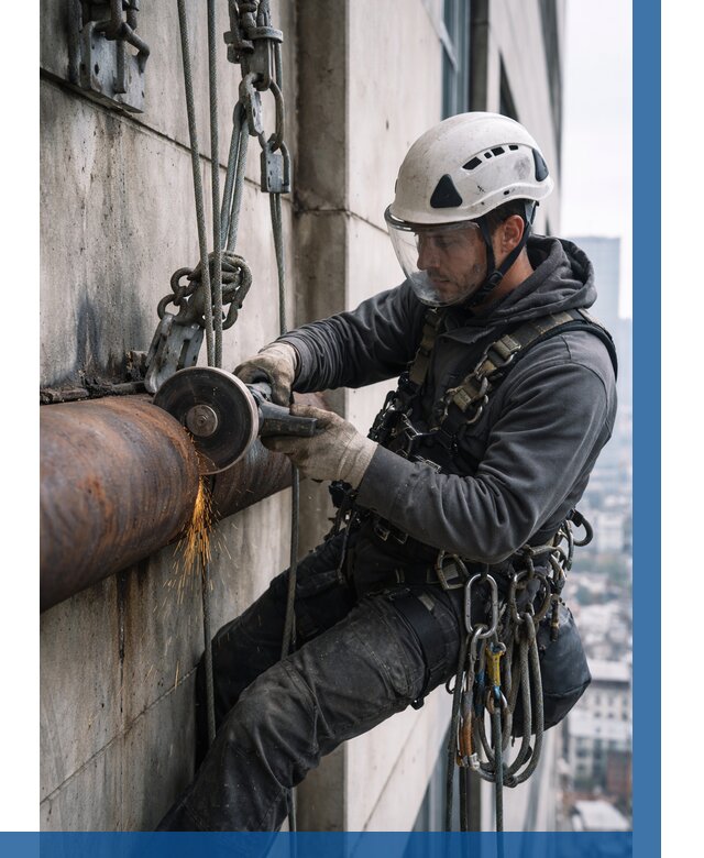 Резка металла на высоте в Верхней Пышме по цене от 4617 р. | ВЫСОТНИК-Врх