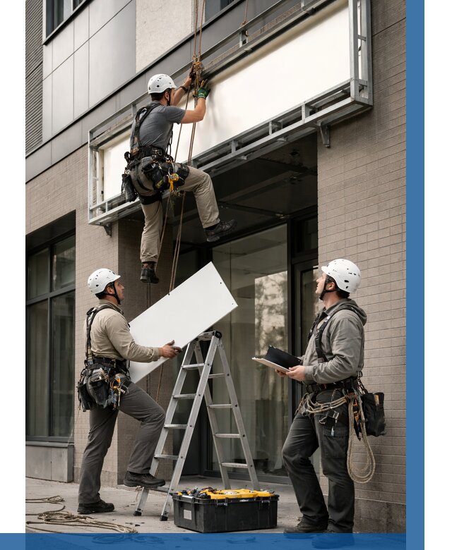 Монтаж светового короба в Верхней Пышме от 6669 р. | ВЫСОТНИК-Врх