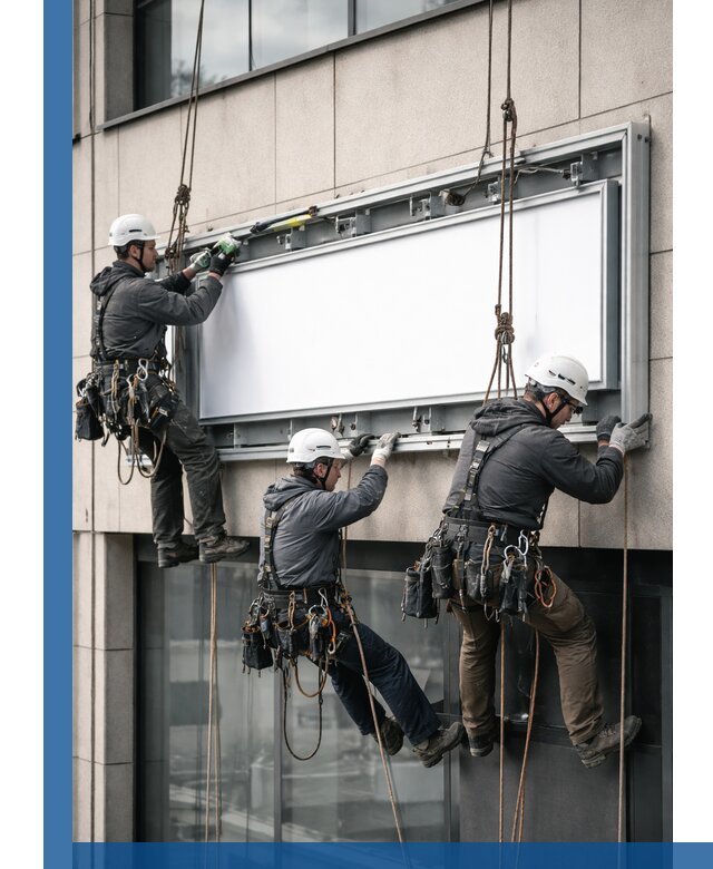 Профессиональный монтаж светового короба под ключ в Верхней Пышме