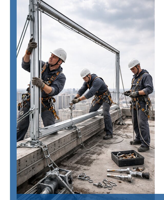 Монтаж крышных рекламных конструкций под ключ в Верхней Пышме