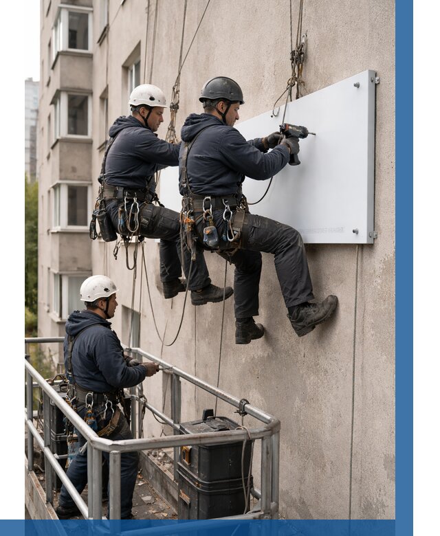 Монтаж табличек и указателей в Верхней Пышме от 3591 р. | ВЫСОТНИК-Врх