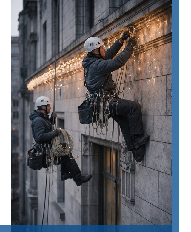 Монтаж новогодней иллюминации в Верхней Пышме от 8721 р. | ВЫСОТНИК-Врх