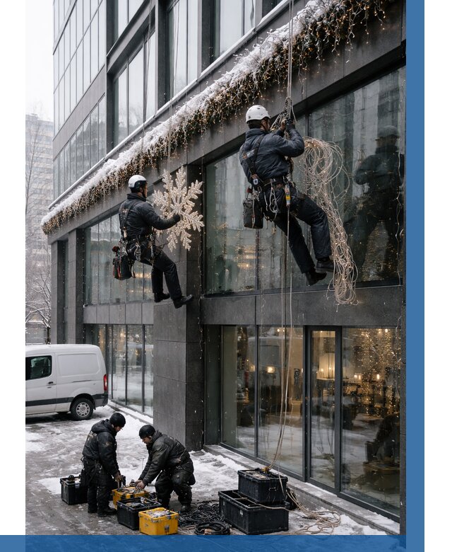 Демонтаж новогоднего оформления в Верхней Пышме от 5643 р. | ВЫСОТНИК-Врх