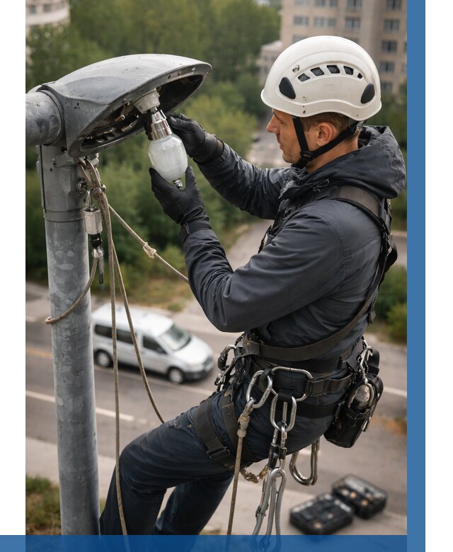 Замена ламп на высоте в Верхней Пышме от 2565 р. | ВЫСОТНИК-Врх