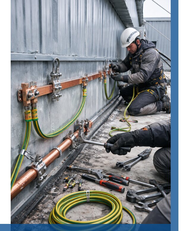 Монтаж заземления здания в Верхней Пышме от 25650 р. | ВЫСОТНИК-Врх