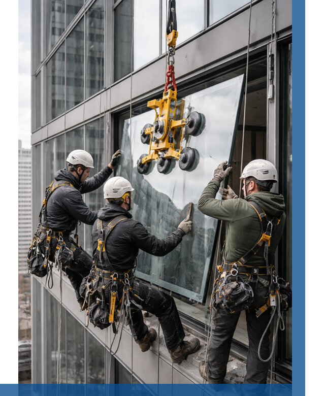 Фасадное остекление зданий под ключ в Верхней Пышме от 10260 р. | ВЫСОТНИК-Врх