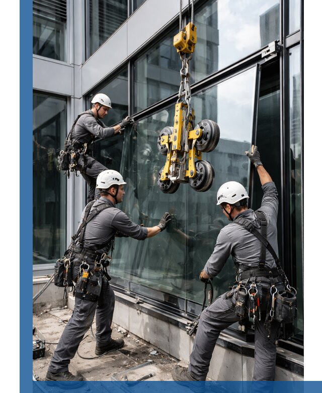 Структурное остекление фасадов в Верхней Пышме монтаж и обслуживание