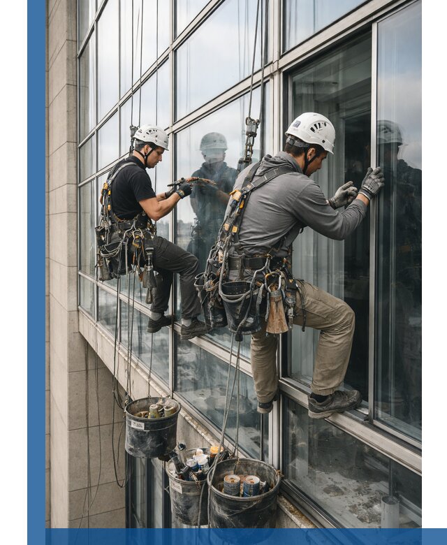 Ремонт витражных конструкций и фасадного остекления в Верхней Пышме