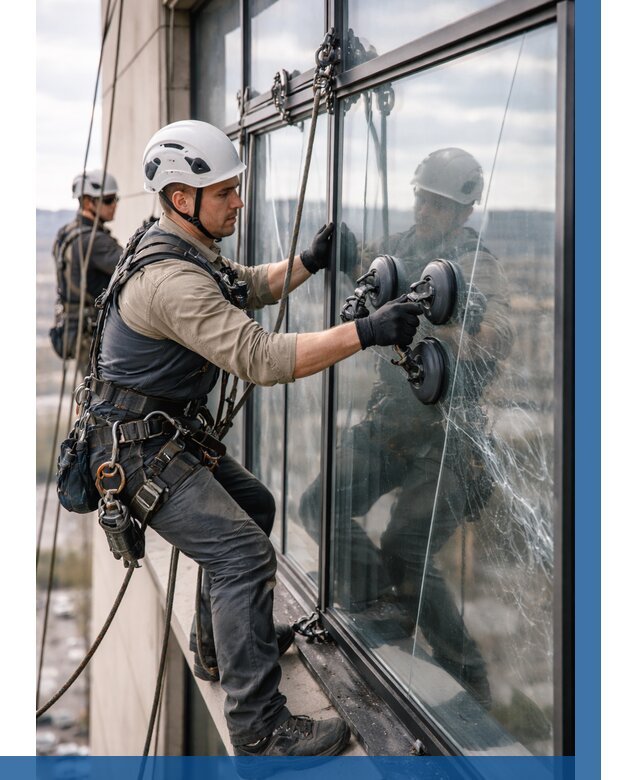 Замена стекла в витраже в Верхней Пышме под ключ от 8721 р. | ВЫСОТНИК-Врх