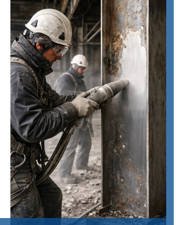 Удаление старой краски с металла в Верхней Пышме от 462 р. | ВЫСОТНИК-Врх