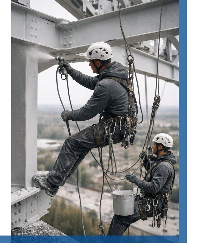 Покраска металлоконструкций на высоте в Верхней Пышме 359 р |ВЫСОТНИК-Врх