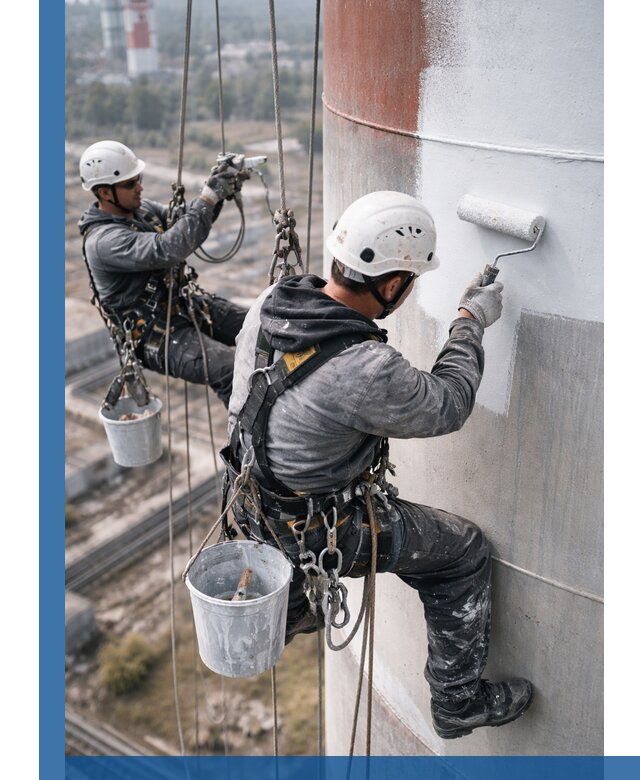 Покраска дымовых труб в Верхней Пышме: антикоррозийная защита и восстановление