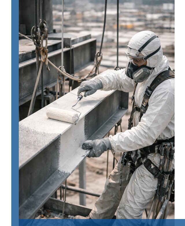 Профессиональная огнезащитная обработка металлоконструкций в Верхней Пышме